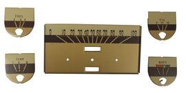 Gauge Face Kit; 1940 Deluxe