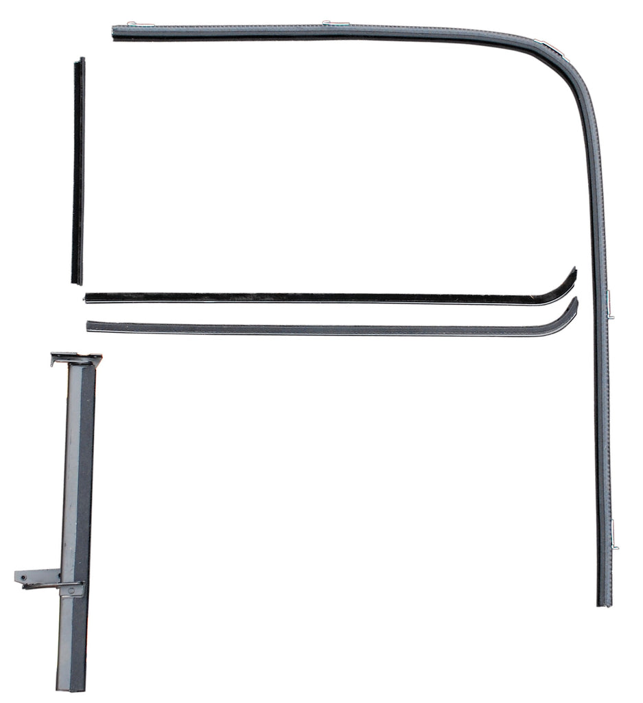 Front Door Window Channel Kit; 1940 Tudor