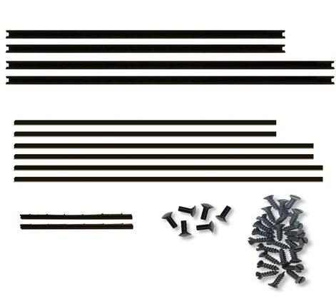 Front Door Window Channel Kit; 1940 Convertible