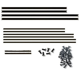 Front Door Window Channel Kit; 1940 Convertible