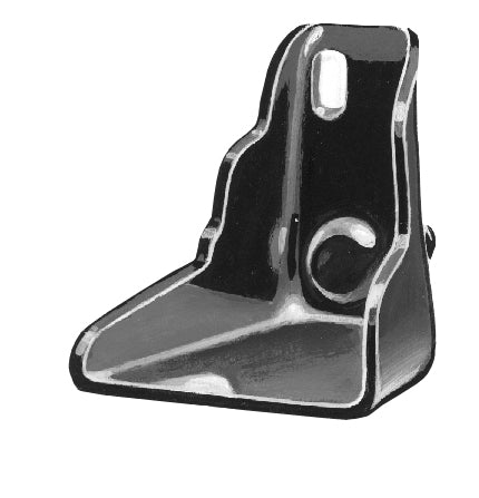 Battery Hold-Down Bracket; 1940 Car, 1940-41 Pickup
