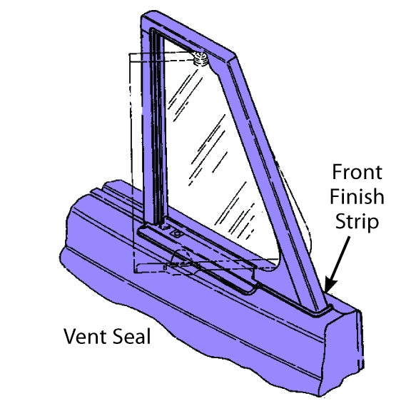 Vent Window Seals; 1940 Convertible