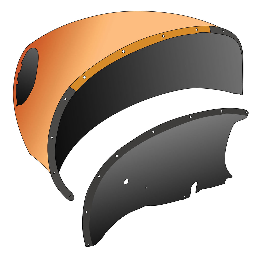 Fender, Grille & Apron Welt Kit; 1940-41 Pickup