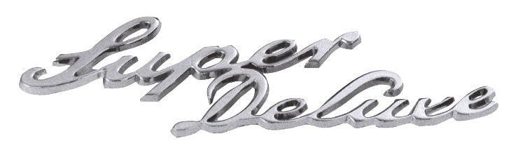 Front Fender Emblem; 1941-42 Super Deluxe