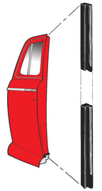 Back Edge Door Seal Kit; 1941-48 Fordor