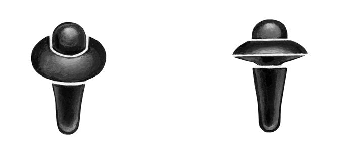 Front Fender Inner Apron Bumpers; 1942-48 Car