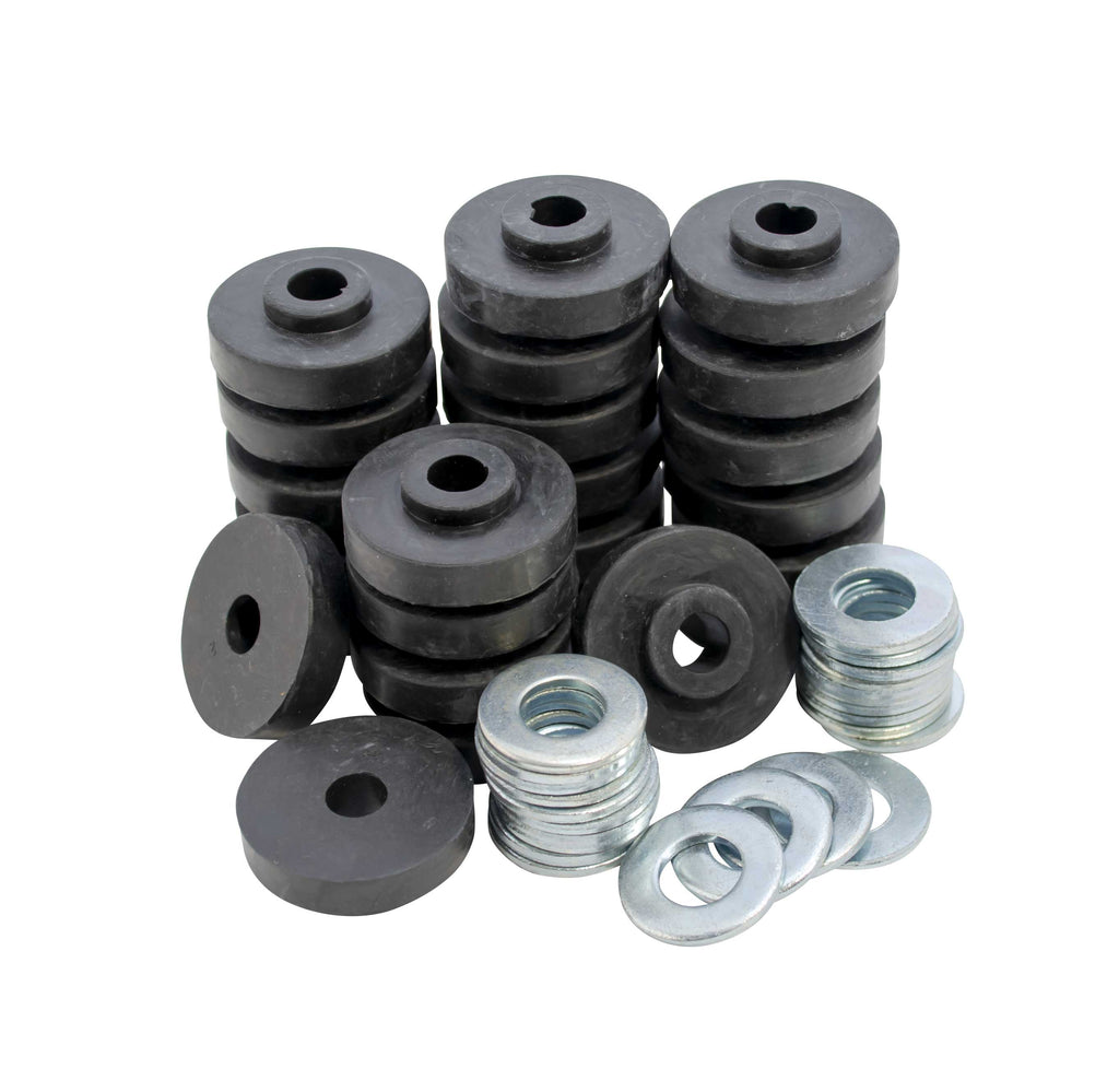 Running Board to Frame Grommet Kit; 1942-48 Car, Station Wagon