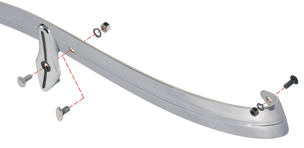 Bumper Bolt Kit (Outer Style); 1937-40 Car, 1937-41 Pickup