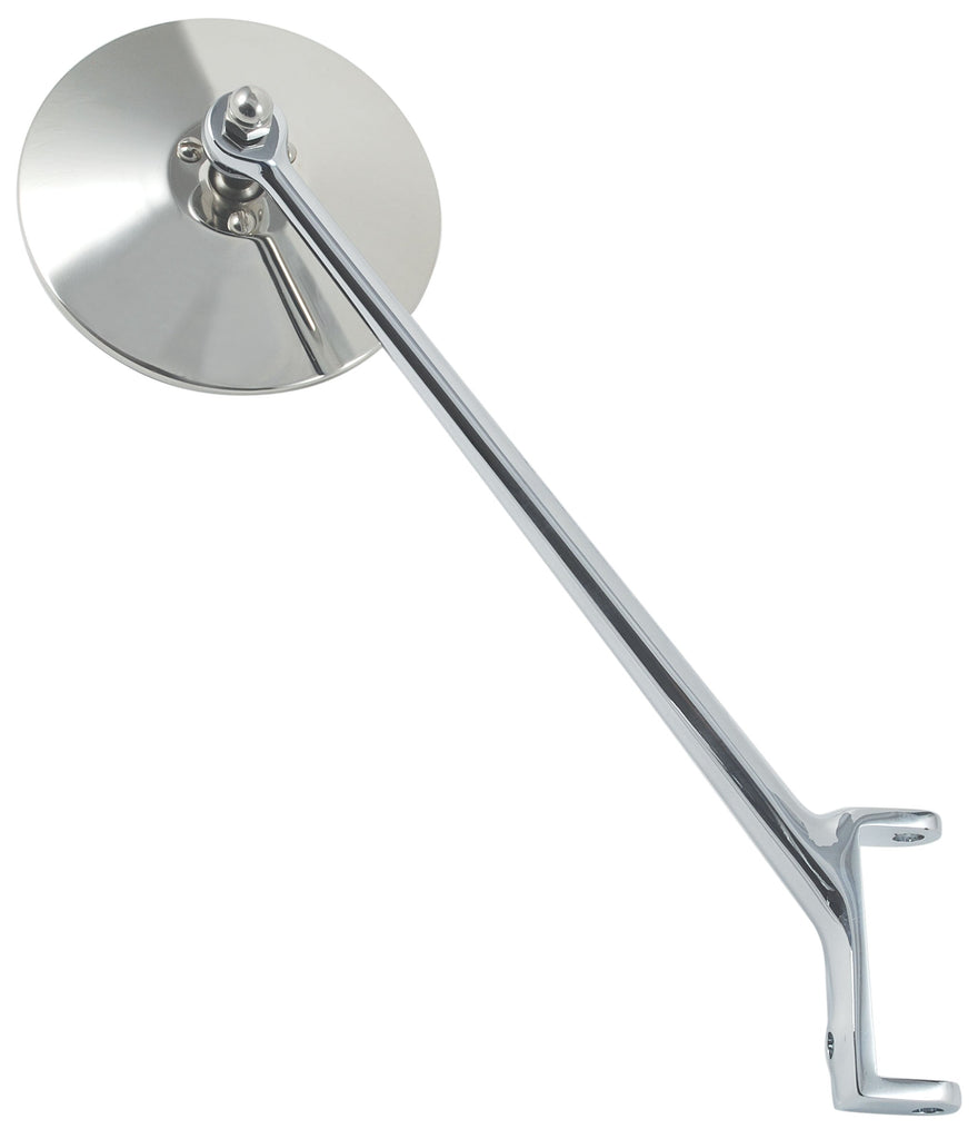 Door Hinge Mirror, Straight; Late 1936-40 Car, 1948-52 Pickup