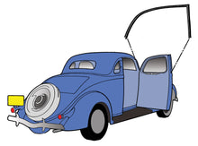 Load image into Gallery viewer, 1935-36 TUDOR &amp; 3W COUPE UPPER DOOR SEALS