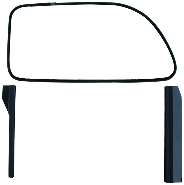 Front Door Window Channel Kit; 1937-39 5W Coupe, Fordor