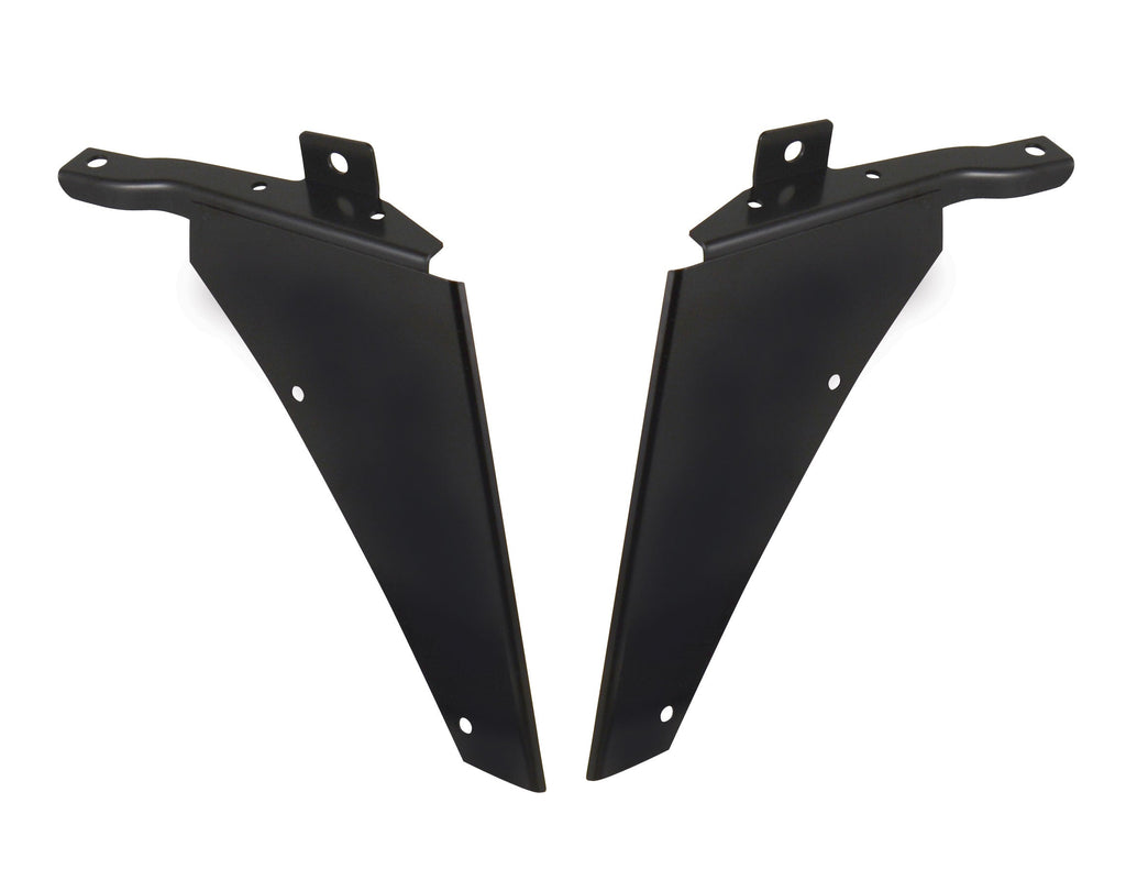 Upper Grille Corner Panels; 1937 Car, Station Wagon