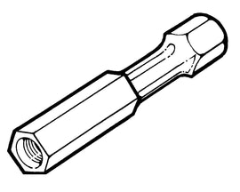 Trunk Handle Extension Nut; 1938-39 Car