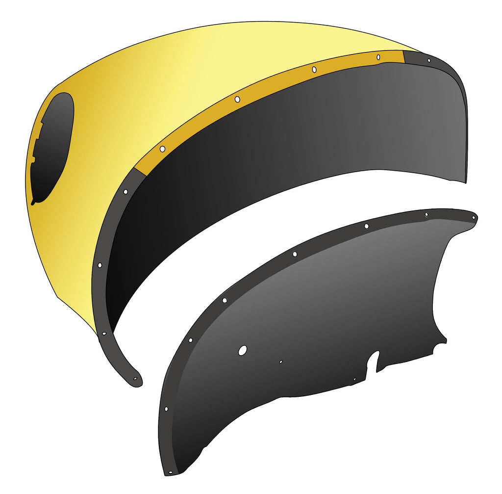 Fender, Grille & Apron Welt Kit; 1939 Deluxe, 1940 Car