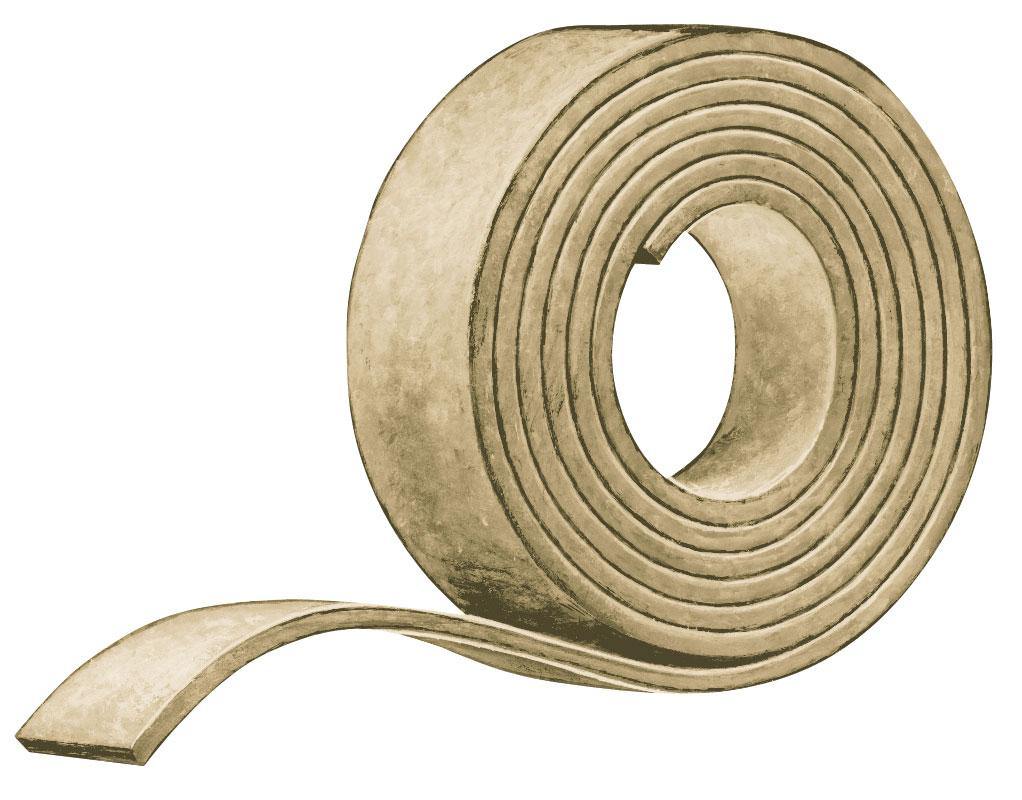 Anti-Squeak Felt 1 x 3/16 x 6